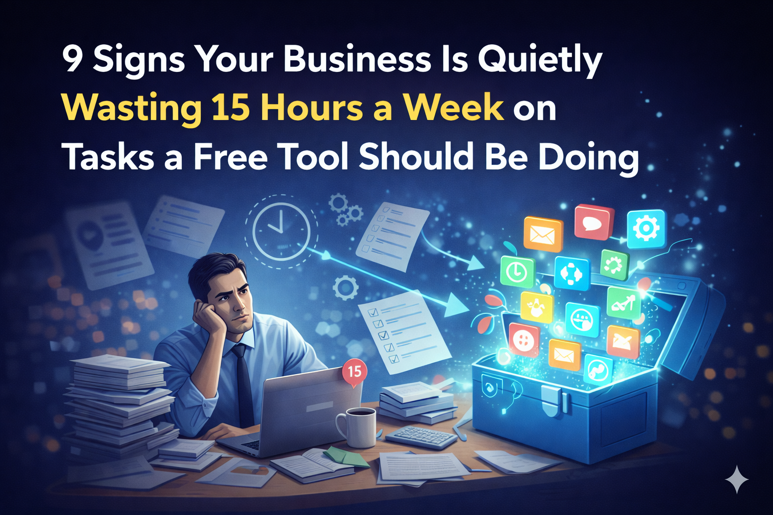 9 Signs Your Business Is Quietly Wasting 15 Hours a Week on Tasks a Free Tool Should Be Doing