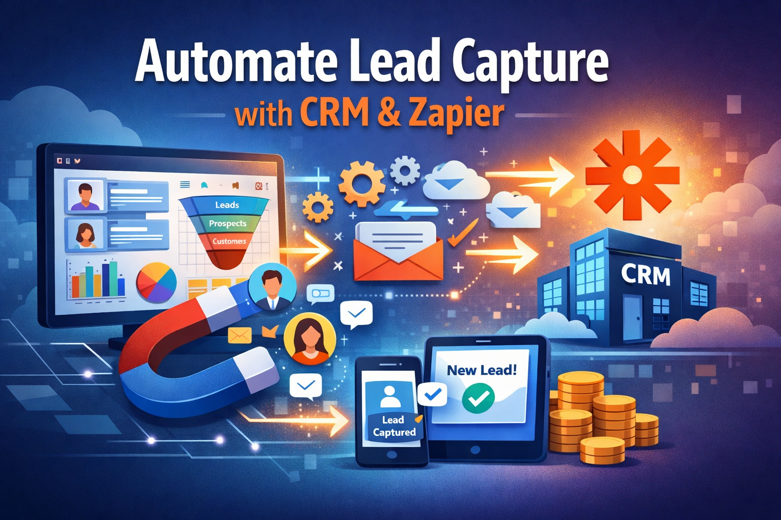 How to Automate Lead Capture and CRM Entry with Zapier (Step by Step)