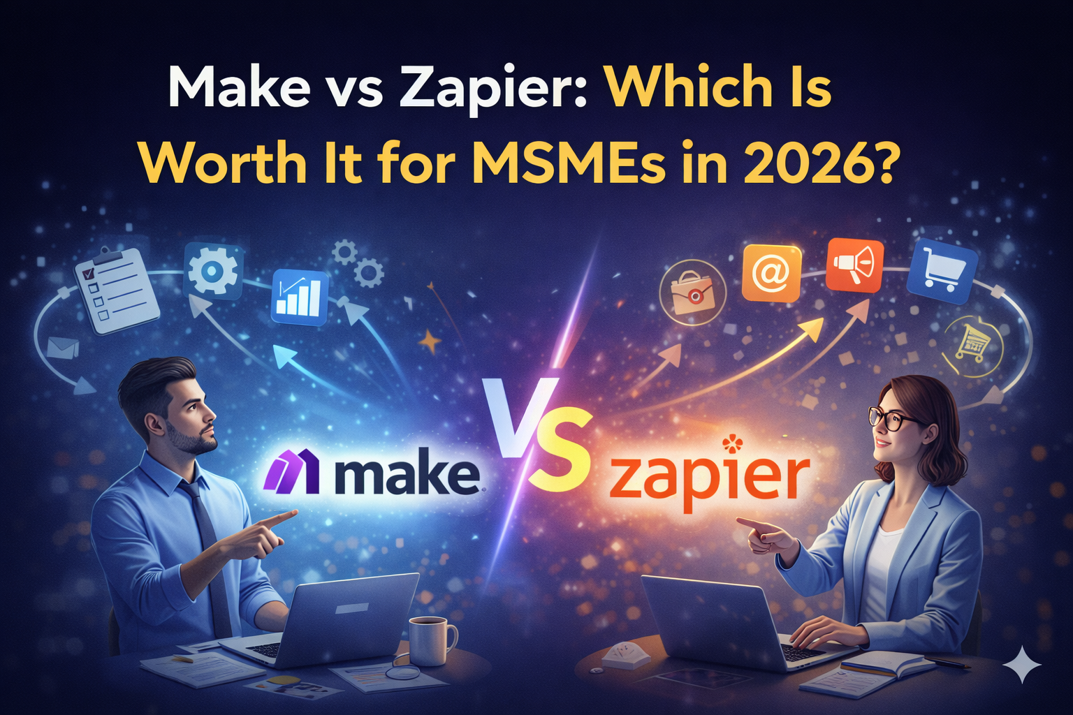 Make vs Zapier: Which Is Worth It for MSMEs in 2026?